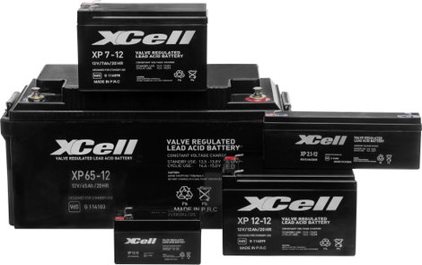 Ólom zselés akku AGM 12 V 12 Ah 151 x 101 x 98 mm XCell XP1212 2. kép