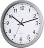 Rádiójel vezérelt analóg falióra 30 x 4,3 cm, ezüst, EuroTime 56831-07 bélyegkép