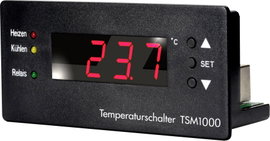 Hőmérséklet kapcsoló modul 12 V/DC -99 - 850 °C, H-Tronic TSM 1000