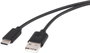Renkforce USB kábel USB 2.0 USB-A dugó, USB-C® dugó 1.50 m Fekete aranyozott érintkező RF-4288950 bélyegkép
