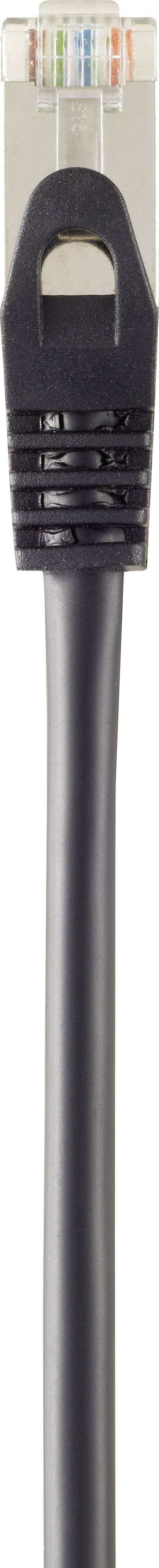 Renkforce RF-4394127 RJ45 Hálózati kábel, patchkábel CAT 5e F/UTP 5.00 m Fekete Hosszabbítókábel Véd 3. kép