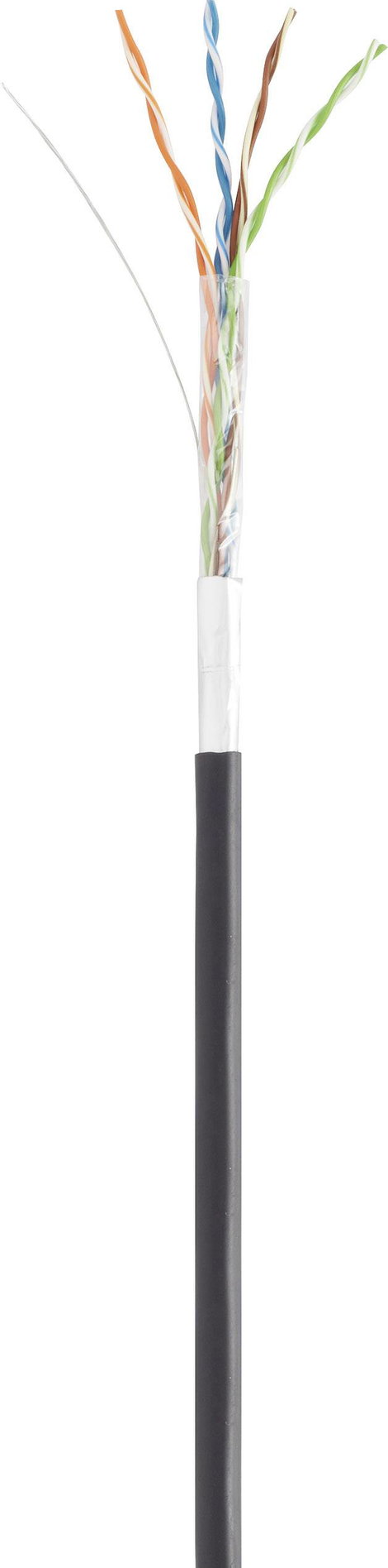 Renkforce RF-4394127 RJ45 Hálózati kábel, patchkábel CAT 5e F/UTP 5.00 m Fekete Hosszabbítókábel Véd 4. kép
