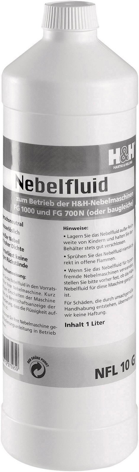 Medium Flasche Ködfolyadék 1 l