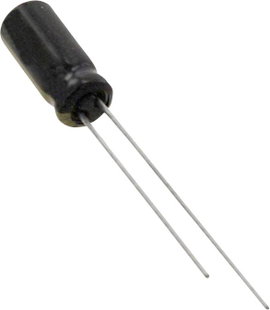 Elektrolit kondenzátor, radiális, álló, RM 2 mm 33 µF 35 V 20 % Ø 5 mm Panasonic EEU-FM1V330