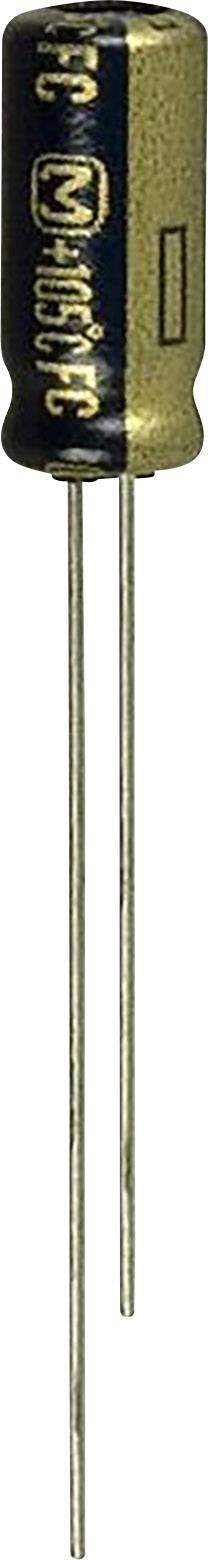 Elektrolit kondenzátor, radiális, álló, RM 2 mm 15 µF 50 V 20 % Ø 5 mm Panasonic EEU-FC1H150
