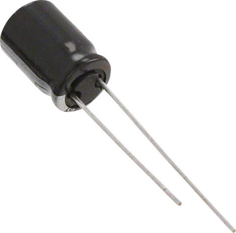 Elektrolit kondenzátor, radiális, álló, RM 3,5 mm 220 µF 35 V 20 % Ø 8 mm Panasonic ECA-1VHG221