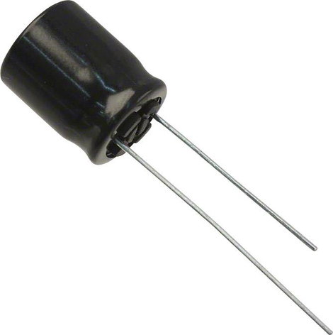 Elektrolit kondenzátor, radiális, álló, RM 5 mm 1800 µF 6,3 V 20 % Ø 10 mm Panasonic EEU-FR0J182