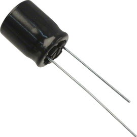 Elektrolit kondenzátor, radiális, álló, RM 5 mm 220 µF 50 V 20 % Ø 10 mm Panasonic EEU-FR1H221