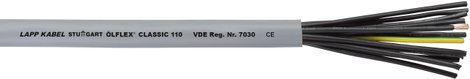 Vezérlő kábel, 2X1,0 O.zöld/sárga, ÖLFLEX® 110