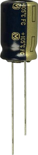 Elektrolit kondenzátor, radiális, álló, RM 5 mm 1200 µF 6,3 V 20 % Ø 10 mm Panasonic EEU-FC0J122