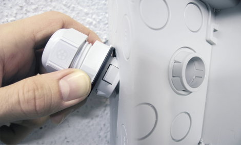 SKINTOP® CLICK tömszelence LappKabel L3112686 4,5 - 10 mm, M16, VDE / EN 50262, szürke (ral 7035), C 8. kép