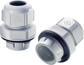 SKINTOP® CLICK tömszelence LappKabel L3112689 2 - 7 mm, M16, VDE / EN 50262, szürke (ral 7035), CLIC
