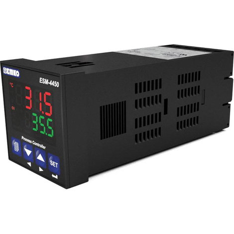 PID hőmérséklet szabályozó, J, K, R, S, T, B, E, N, Pt100, relés, 5 A, RS 232, 105 x 48 x 48 mm, Emk 2. kép