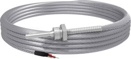 Hőmérséklet érzékelő, típus Pt100 -50 - 400 °C, vezetékhossz: 4 m, Emko