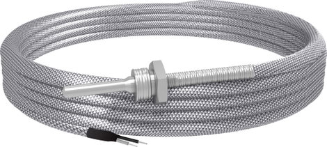 Hőmérséklet érzékelő, típus J -50 - 400 °C, vezetékhossz: 4 m, Emko