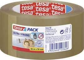 Tesa csomagoló ragasztószalag, barna (H x Sz) 66 m x 50 mm TESA Tesapack® Ultra Strong