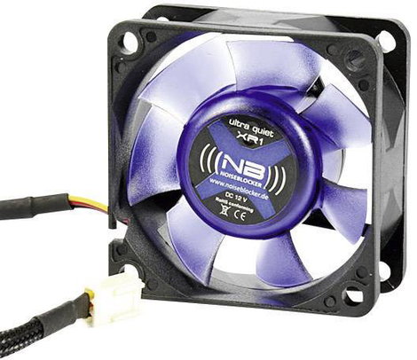 Számítógépház ventilátor NoiseBlocker XR1 (Sz x Ma x Mé) 60 x 60 x 25 mm