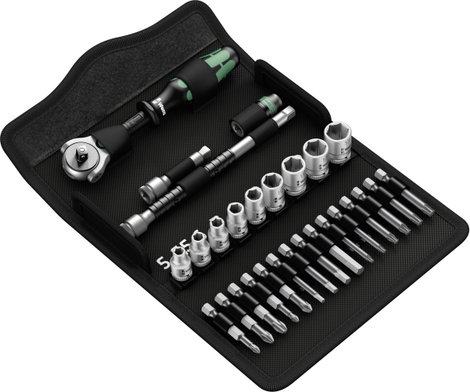 Dugókulcs készlet 1/4 (6.3 mm) 28 részes Wera 8100 SA Zyklop Speed 05004016001 2. kép