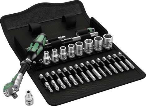 Dugókulcs készlet 1/4 (6.3 mm) 28 részes Wera 8100 SA Zyklop Speed 05004016001 7. kép