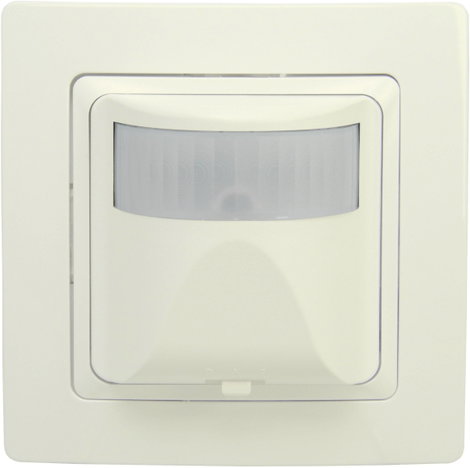 Falba süllyeszthető PIR mozgásérzékelő, relés, krémfehér, IP20, 180°, Kopp 808401012