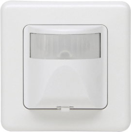 Falba süllyeszthető PIR mozgásérzékelő, relés, fehér, IP20, 180°, Kopp 808413011