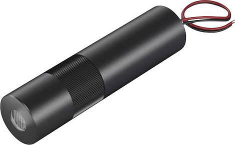 Vonal lézermodul, piros 16 mW Picotronic LC650-16-3-F(14x55)