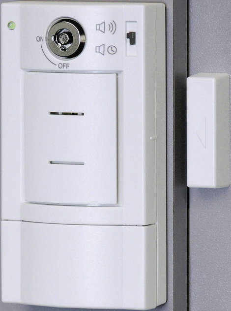 Ajtóriasztó kulcsos kapcsolóval 95 dB, Pentatech DG6 33609 2. kép