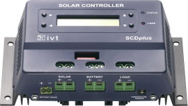 Napelem töltésszabályozó 12/24 V 15 A IVT SCDplus 15A