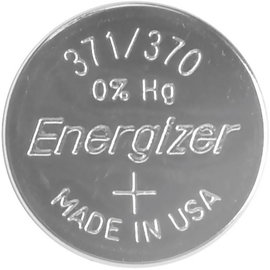 371/370 gombelem, ezüstoxid, 1,55V, 34 mAh, Energizer SR920SW, SR69, SR921, V371, D371, 605, 280-31,