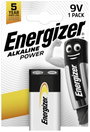 9V-os elem, alkáli mangán, 9V, Energizer Power 6LR61, 6LR21, 6AM6, 6LP3146, MN1604, A1604, E Block, bélyegkép