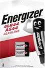 4LR44 alkáli elem, távirányító elem, 6V 178 mAh, 2 db, Energizer A544, E544A, V28PX, V28PXL, V28GA, bélyegkép