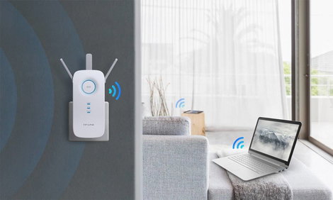 WiFi hatótáv növelő 1,75 Gbit/s 2,4/5 GHz, TP-LINK RE450 5. kép