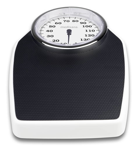 Analóg személymérleg max. 150 kg, fekete/fehér, Medisana PSD 4. kép