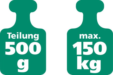 Analóg személymérleg max. 150 kg, fekete/fehér, Medisana PSD 9. kép