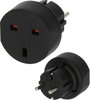 Magyar / angol konnektor átalakító adapter, fekete, Brennenstuhl 1508530 bélyegkép