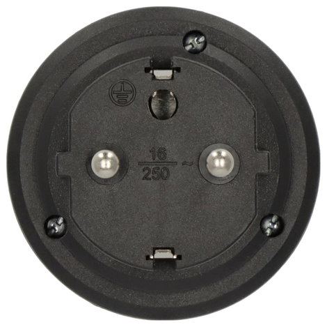 Magyar / angol konnektor átalakító adapter, fekete, Brennenstuhl 1508530 3. kép