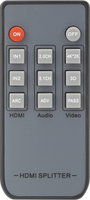 4 portos HDMI elosztó, audio csatlakozás, távirányító, 3648 x 2160 px, fekete, SpeaKa Professional 4. bélyegkép