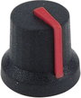 Cliff CL170854BR CL170854BR Forgatógomb Fekete, Narancs (Ø x Ma) 16.8 mm x 14.5 mm 1 db bélyegkép