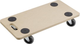 Görgős szállító lap, 590x290 mm, teherbírás 200 kg, Mesiter Werkzeuge