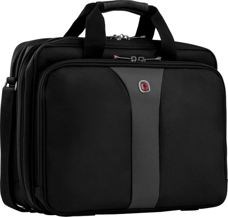 Notebook táska, max. 40,6 cm (16) fekete/szürke, Wenger Legacy Double Gusset 3. kép