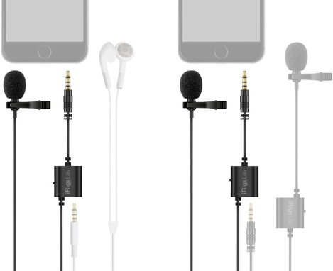 Csiptetős mikrofon, Lavalier konferencia mikrofon Android és Apple iOS készülékekhez IK Multimedia I 6. kép