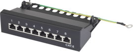 8 portos hálózati patchbox CAT 6 1 U, Renkforce RF-4456722