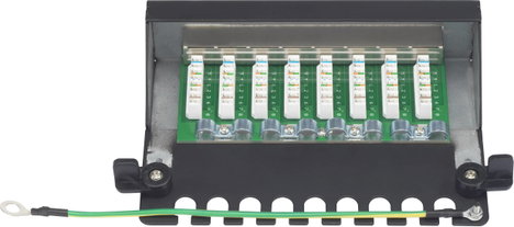 8 portos hálózati patchbox CAT 6 1 U, Renkforce RF-4456722 2. kép