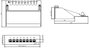 8 portos hálózati patchbox CAT 6 1 U, Renkforce RF-4456722 4. bélyegkép