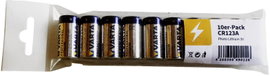 CR123A fotóelem, lítium, 3V 1480 mAh, 10 db, Varta Professional EL123AP, K123LA, RL123A, EL123A, DL1