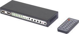 6 portos HDMI mátrix switch kép a képben funkcióval, távirányítóval, 3840 x 2160 pixel, SpeaKa Profe