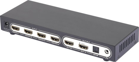 6 portos HDMI mátrix switch kép a képben funkcióval, távirányítóval, 3840 x 2160 pixel, SpeaKa Profe 4. kép