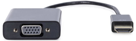 HDMI - VGA átalakító adapter, 1x HDMI dugó - 1x VGA aljzat, fekete, Digitus 2. kép