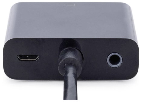HDMI - VGA átalakító adapter, 1x HDMI dugó - 1x VGA aljzat, fekete, Digitus 4. kép