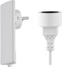 Lapos dugós hálózati hosszabbítókábel 1,5 m, fehér, HO5VV-F 3 G 1,5 mm², Schulte Elektrotechnik 1510 bélyegkép